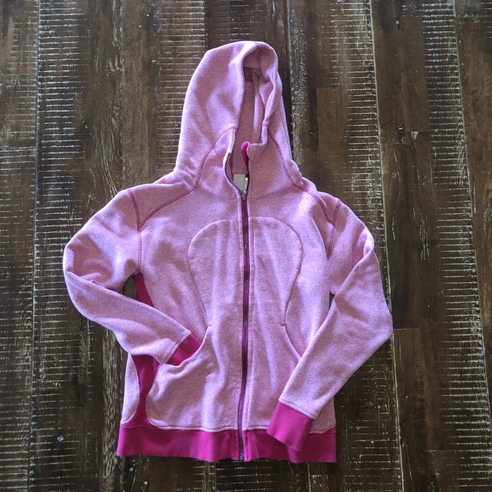 Lulu lemon jacket... hot pink and light pink!